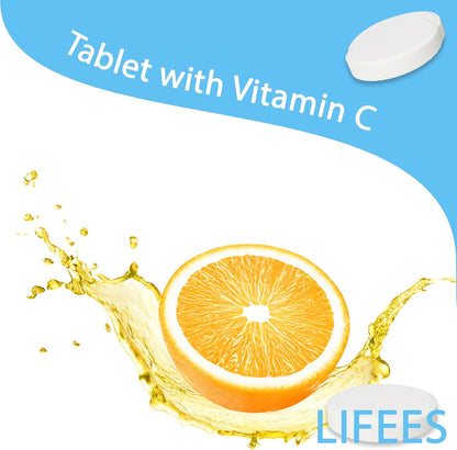 LIFEES Vitamin C Bath Soak Tablets - 1000mg, 100 Tablets