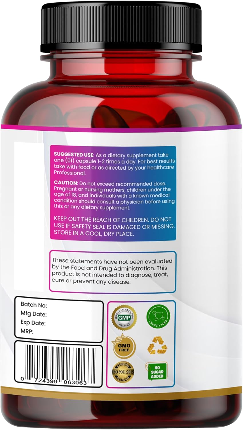 Humming Herbs TMG Supplement – Trimethylglycine 500 mg, 90 Vegan Capsules - görsel 9