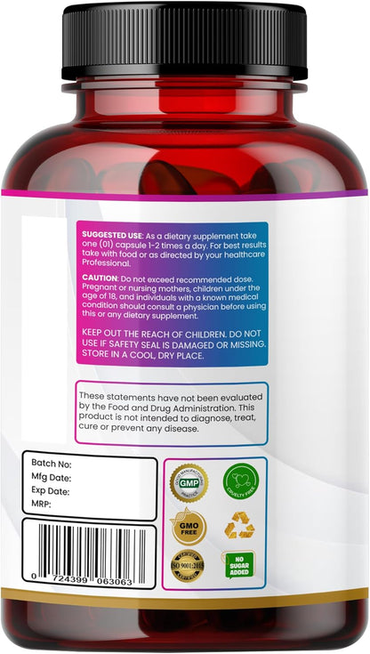 Humming Herbs TMG Supplement – Trimethylglycine 500 mg, 90 Vegan Capsules