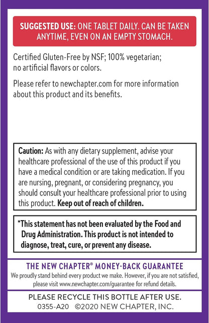 New Chapter Fermented Vitamin D3, 30 Count