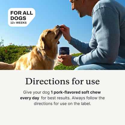 PetLab Co. Allergy & Immune Daily Probiotics for Dogs - Supports Healthy Yeast Balance, Seasonal Sensitivities, Itchiness & Digestive Health - 30 Chews