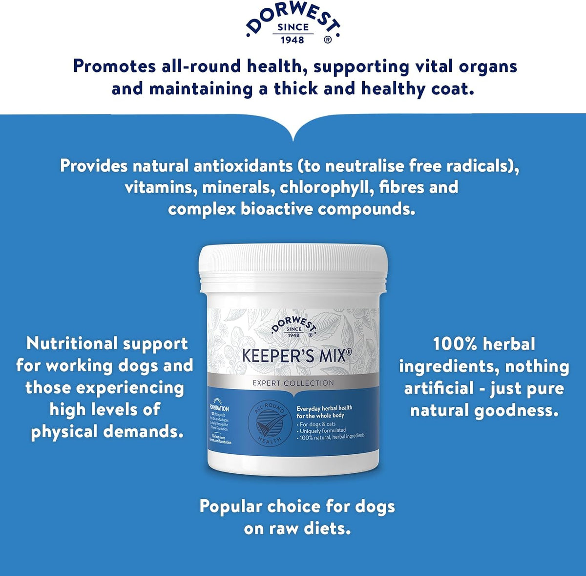 Dorwest Keeper's Mix Herbal Supplement for Dogs & Cats - görsel 6