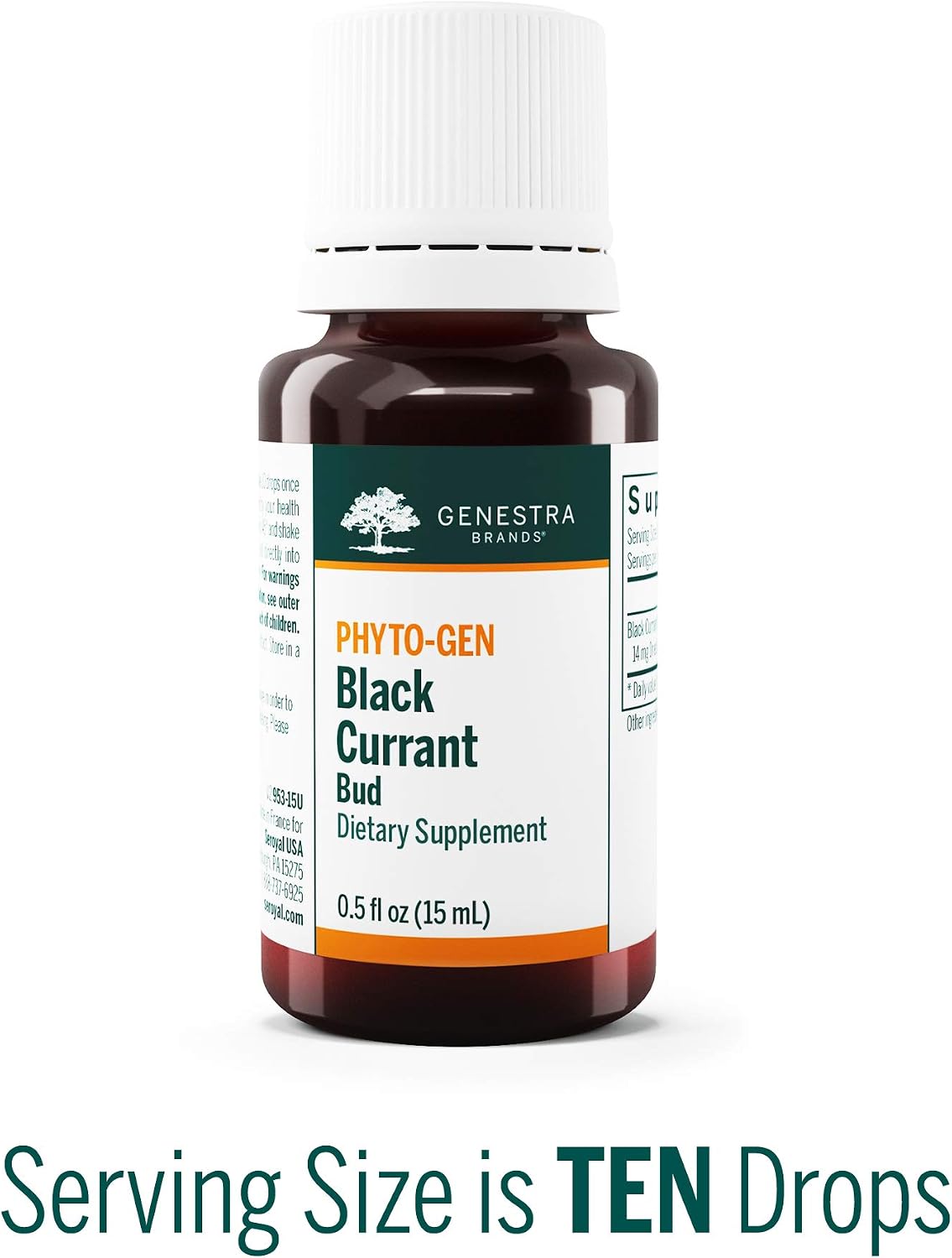 Genestra Brands Black Currant Bud Herbal Supplement, 15 ml - görsel 3