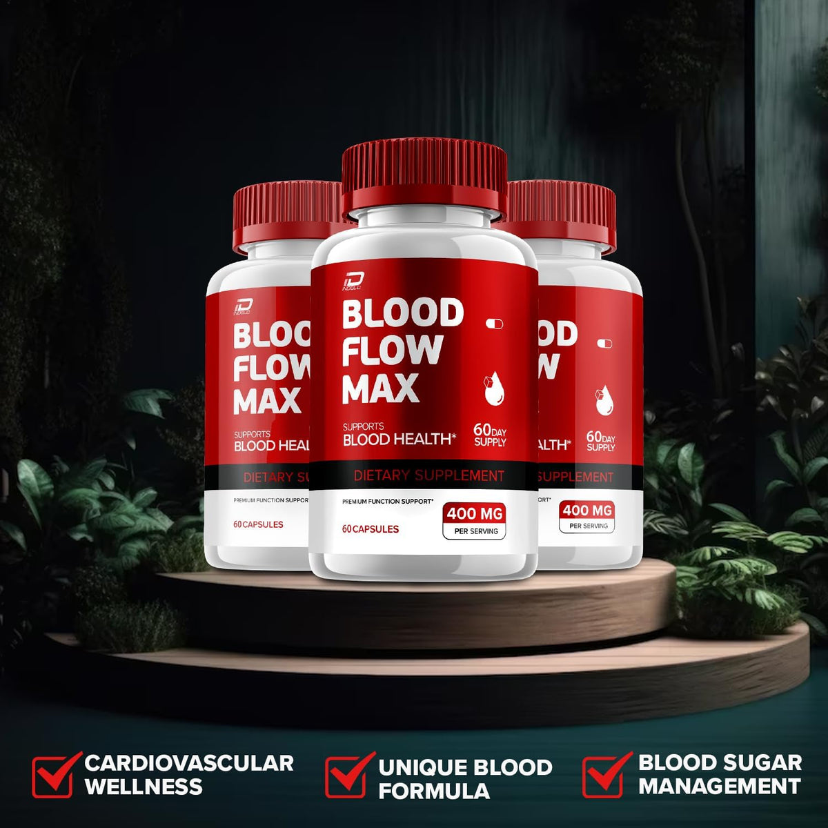 Blood Flow Max Capsules - Advanced Formula for Overall Wellness (3 Pack, 180 Capsules) - görsel 4