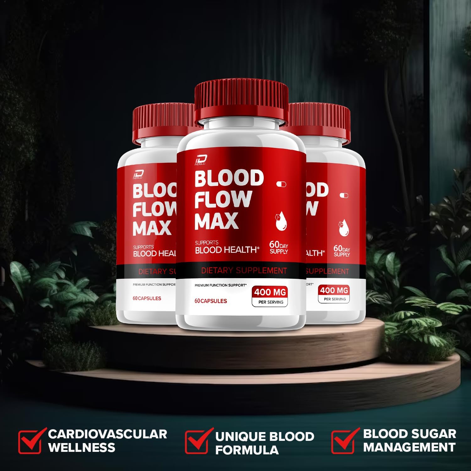 Blood Flow Max Capsules - Advanced Formula for Overall Wellness (3 Pack, 180 Capsules) - görsel 4