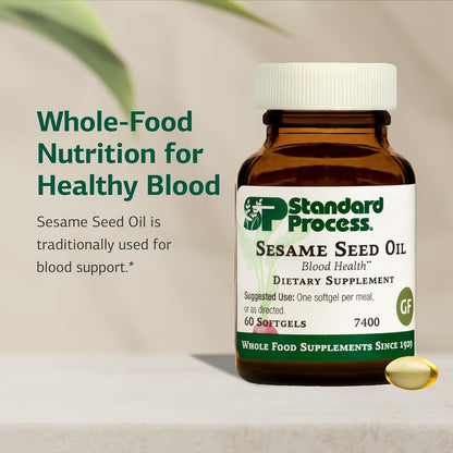 Standard Process Sesame Seed Oil – 60 Softgels