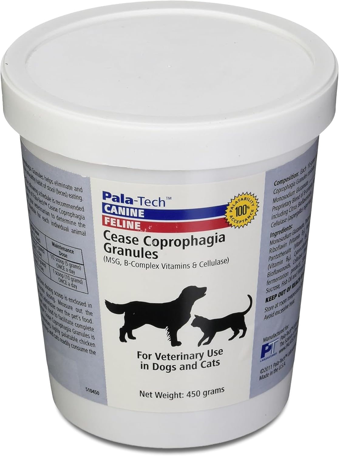 Pala-Tech Cease Coprophagia Granules for Dogs (450g) - görsel 1