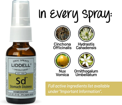 Liddell Stomach Distress, Homeopathic Remedy, 30 ml