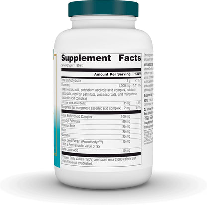 Source Naturals Wellness C-1000 – Immune Support with Antioxidant Protection – 200 Tablets