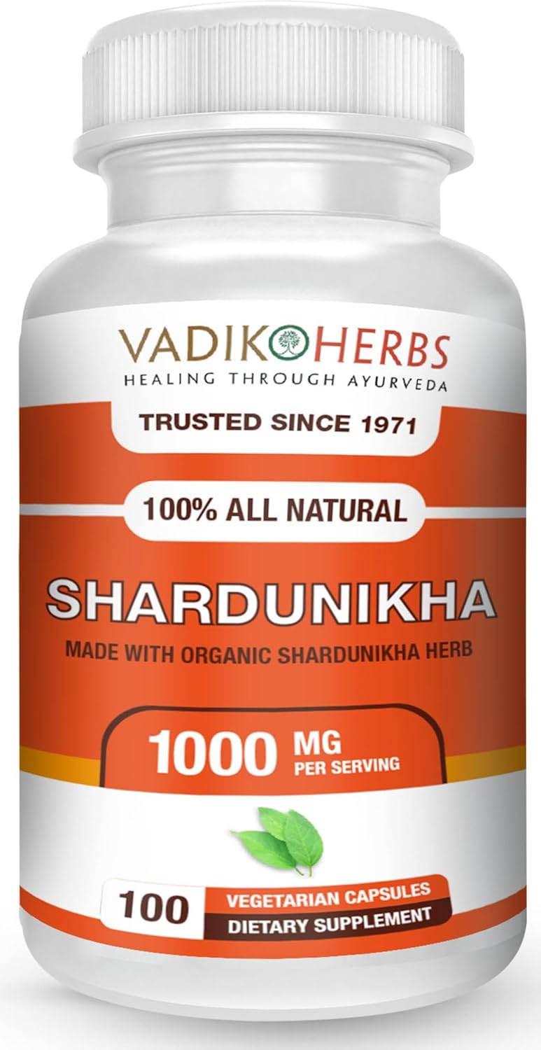 Vadik Herbs Certified Organic Shardunika (Gymnema sylvestre) Powder - 100 Vegicaps - görsel 1