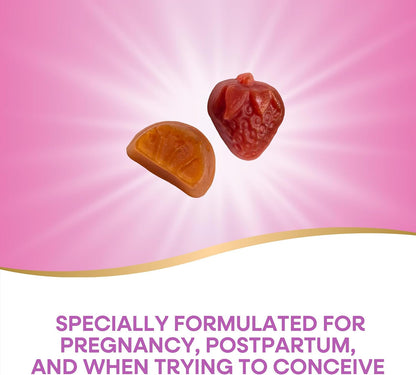Nature's Way Alive! Gummy Prenatal Vitamins, 90 Gummies – Plant-Based DHA, Vegetarian, Gluten-free
