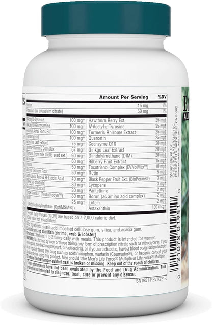 Source Naturals Women's Life Force Multiple Iron Free – Daily Multivitamin with 13 Vitamins & Minerals – 45 Tablets