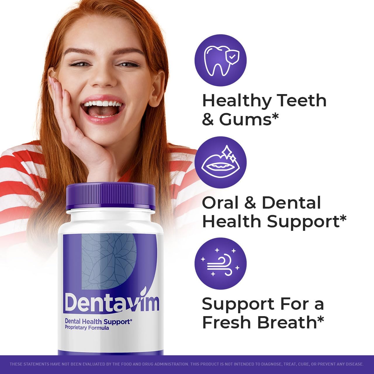 Dentavim Advanced Formula Capsules (2 Pack) – All-Natural Oral Support, 120 Capsules - görsel 2