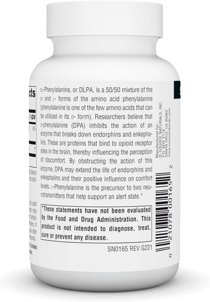Source Naturals DLPA DL-Phenylalanine - 750 mg - 60 Tablets