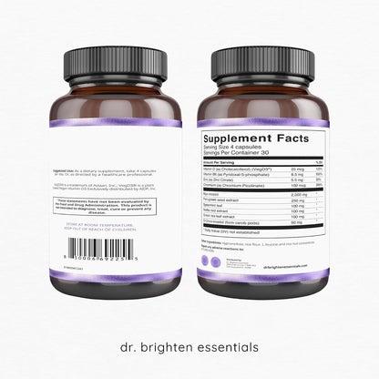 Dr. Brighten Myoinositol Plus - Doctor Formulated Ratio of Myo- and D-Chiro-Inositol to Support Hormone Balance, Healthy Ovarian Function, and Regular Menstrual Cycles