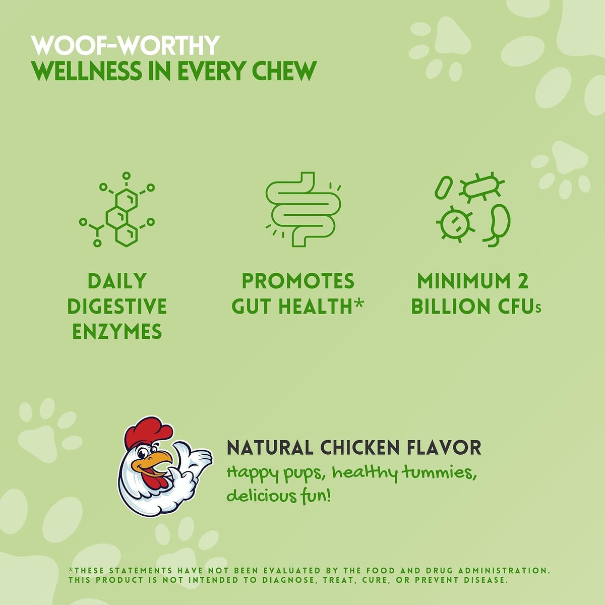 Herbion Pets Digestive Support Chews – Probiotics & Enzymes for Dogs, 120 Soft Chews - görsel 4