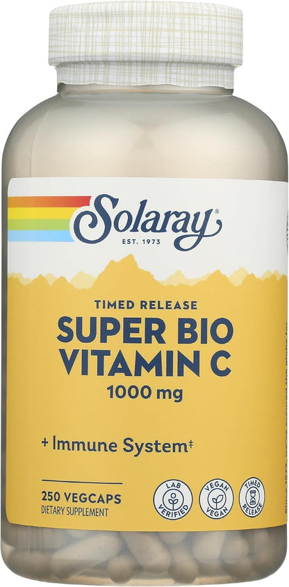 Solaray Super Bio C Buffered Vitamin C - 250 Capsules