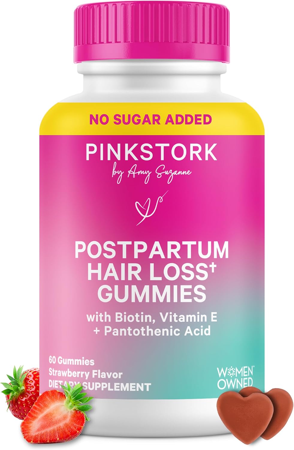 Pink Stork Postpartum Hair Loss Gummies - görsel 1