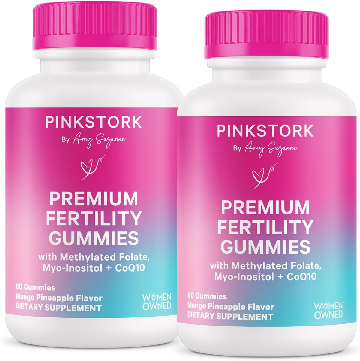 Pink Stork Fertility Gummies for Women – 60 Gummies | OBGYN-Formulated with CoQ10, Myo-Inositol & Methylated Folate - görsel 10
