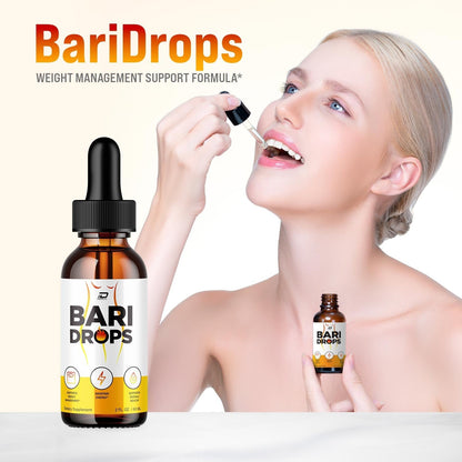 Bari Drops Liquid Supplement - Natural Fitness Support (1 Month Supply)