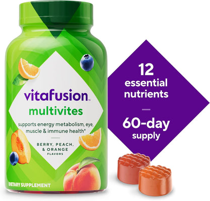 Vitafusion Multivitamin Gummies – 120 Count – Adult Gummy Vitamins for Men and Women