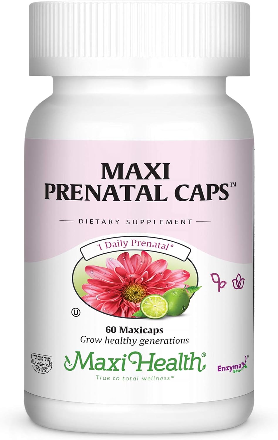 Maxi Health Prenatal Vitamins – Complete Pregnancy Multivitamin with Folic Acid, Iron, Vitamin D3, B12, Zinc & Biotin – 120 Capsules - görsel 4