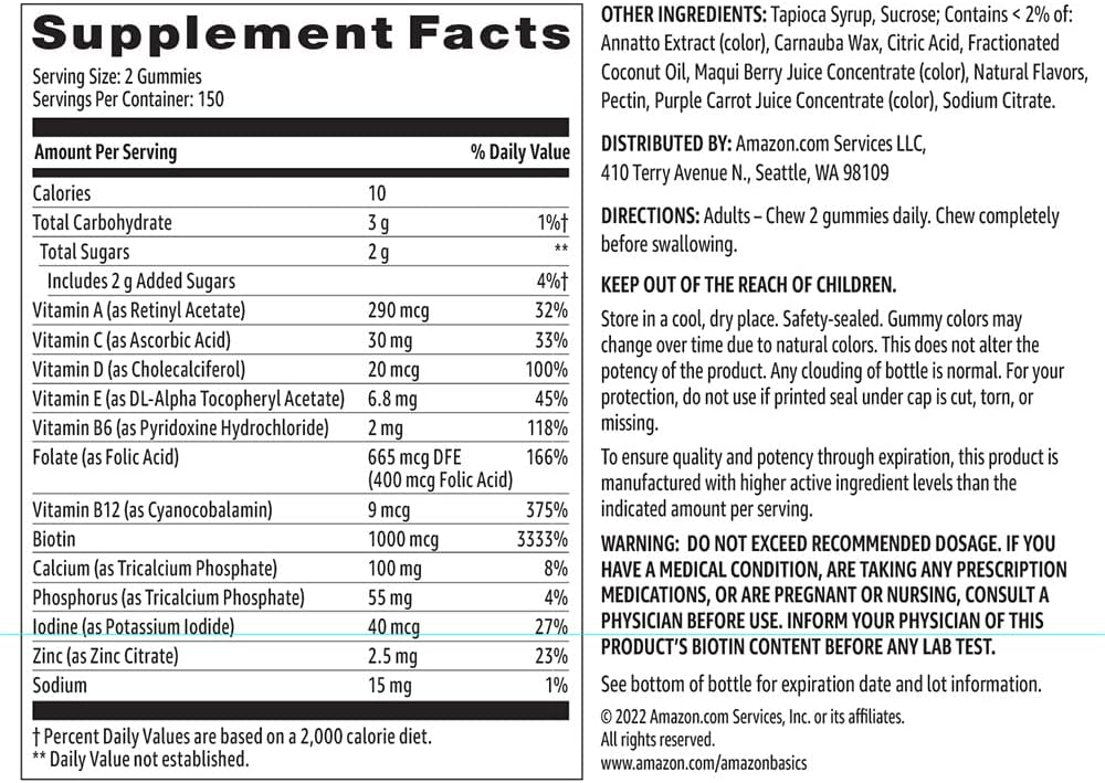 Women's Multivitamin Gummies, Mixed Berry, 300 Gummies - görsel 5