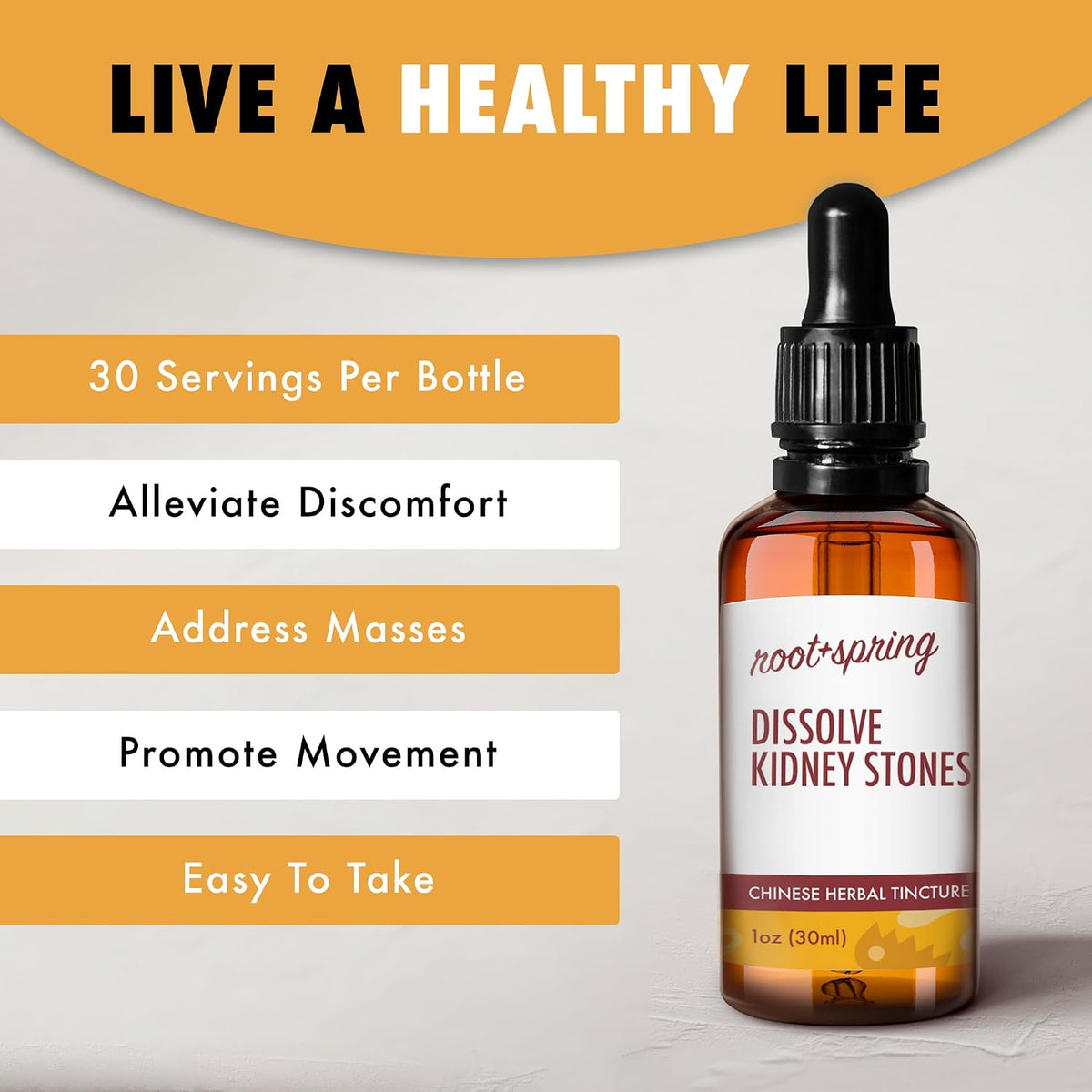 Dissolve Kidney Stones Liquid Extract – Traditional Chinese Herbal Blend with Dropper, 30 ml - görsel 4