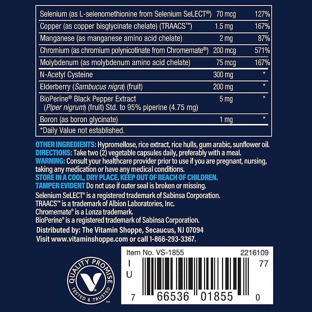 Vthrive Bioactive Immune Multivitamin with Elderberry and NAC (120 Vegetable Capsules) - görsel 3