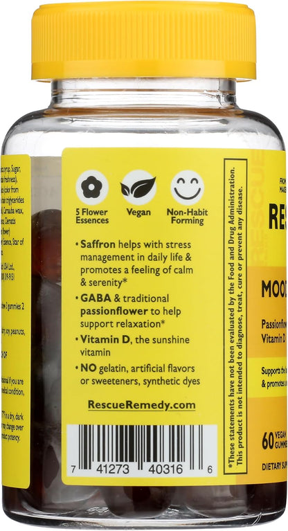 Bach Rescue Plus Mood & Stress Support Gummies - 60 Count