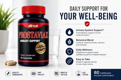Prostaviax – 60 Capsules (Value Size) by AllNue