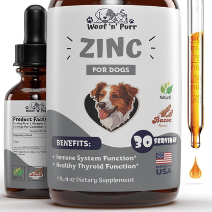 Zinc for Dogs - Dog Zinc Supplement - Bacon Flavour