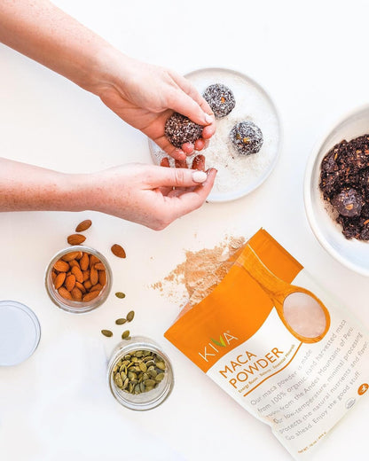 Kiva Organic Maca Powder, Pure Authentic Peruvian Maca Root Powder to Supercharge Your Health, Support for Energy, Superfood, 454 g