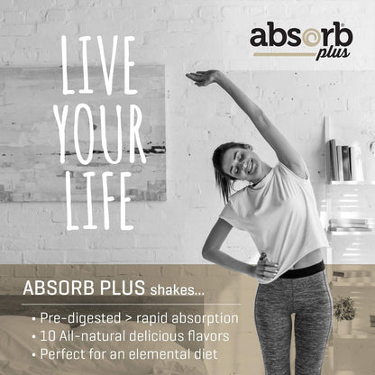Absorb Plus Isolate Protein – Diet Supplement for Digestive Health & Nutritional Support (2.2 lbs, Simply Vanilla)
