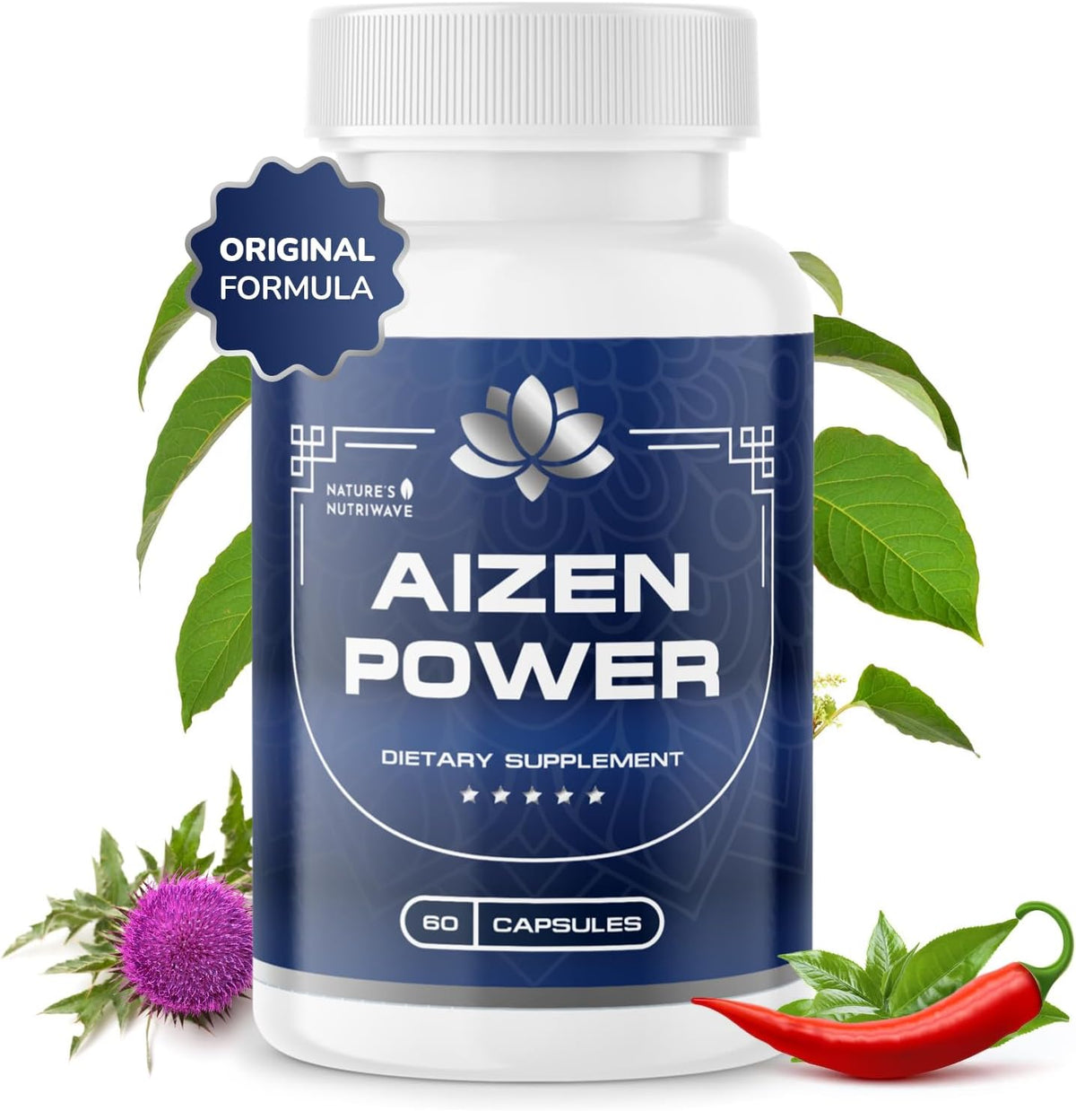 AizenPower – Original Formula Capsules – 60 Ct, 30-Day Supply - görsel 1