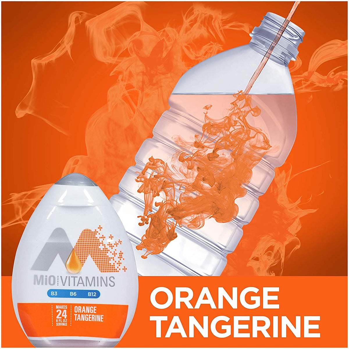 Mio Vitamins Liquid Water Enhancer, Orange Tangerine, 48 ml, 4-Pack - görsel 4