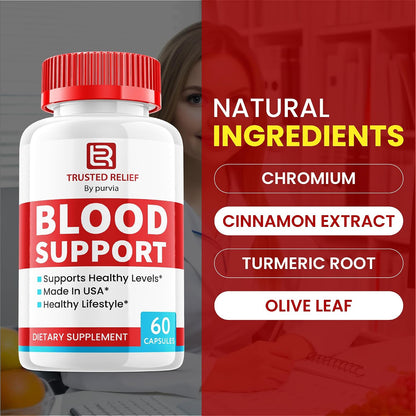 Trusted Relief Blood Support Capsules - 300 Capsules