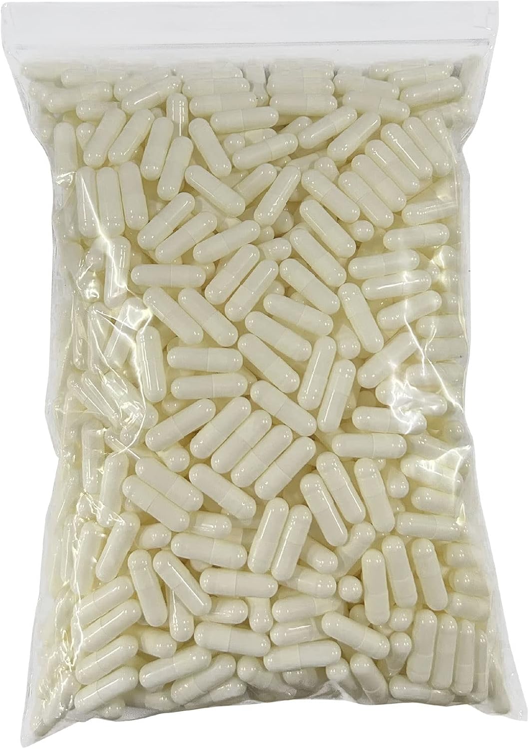 jomgeroz Empty Gelatine Capsules - White, for Express Capsules - görsel 1