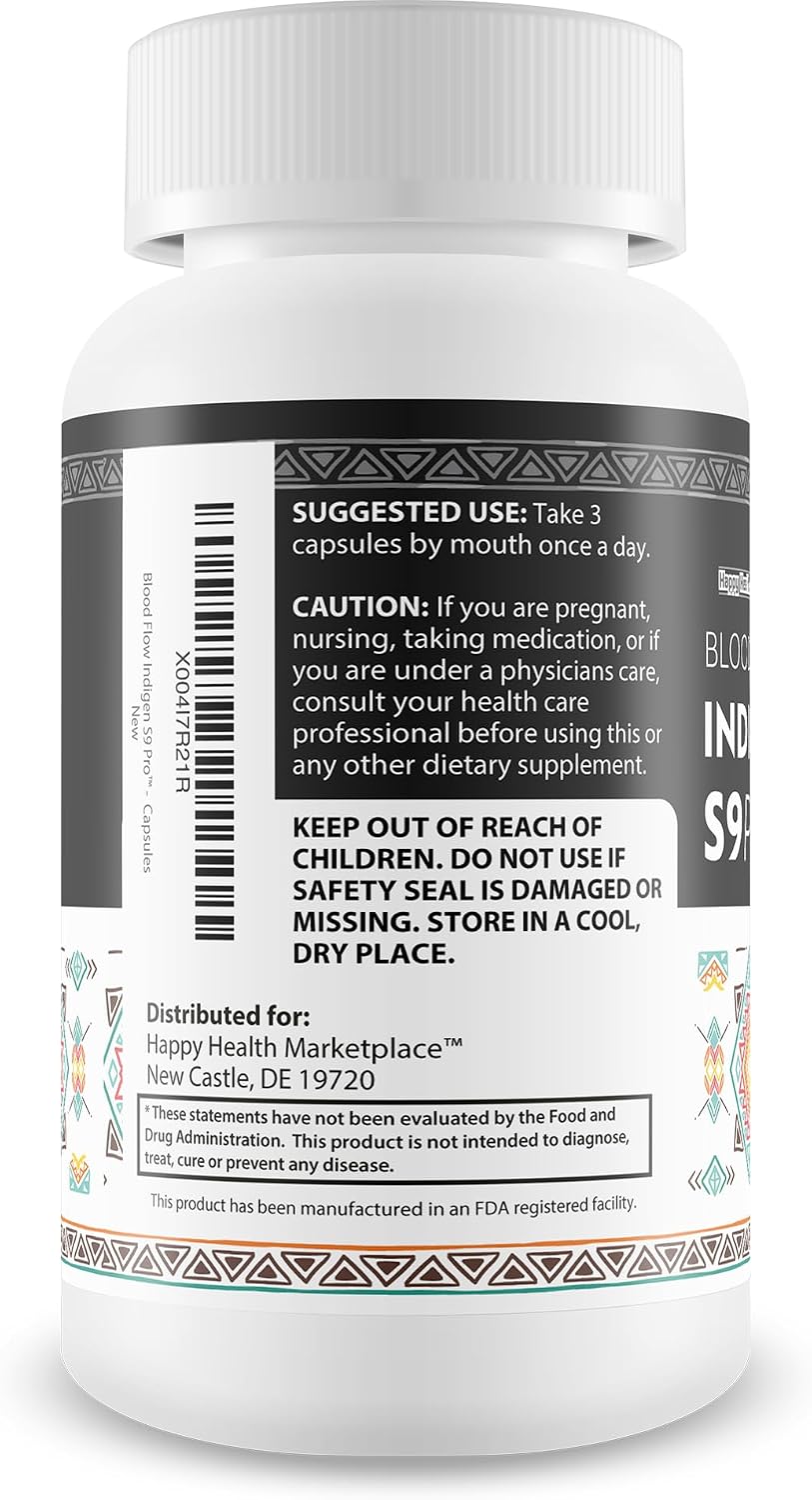 Blood Flow Indigen S9 Pro - Circulation Support Supplement - görsel 3