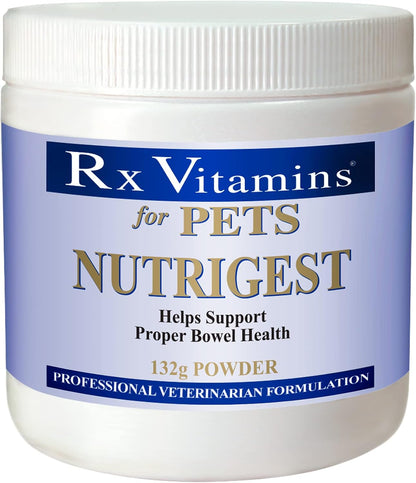 Rx Vitamins NutriGest - Dog Probiotics for Digestive Health & Cat Probiotic Powder - 132 g