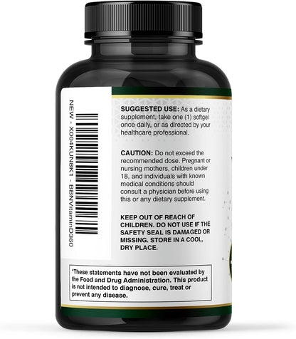 Built by Nature Vitamin D3 5000 IU Food Supplement, 360 Mini Soft gel capsules