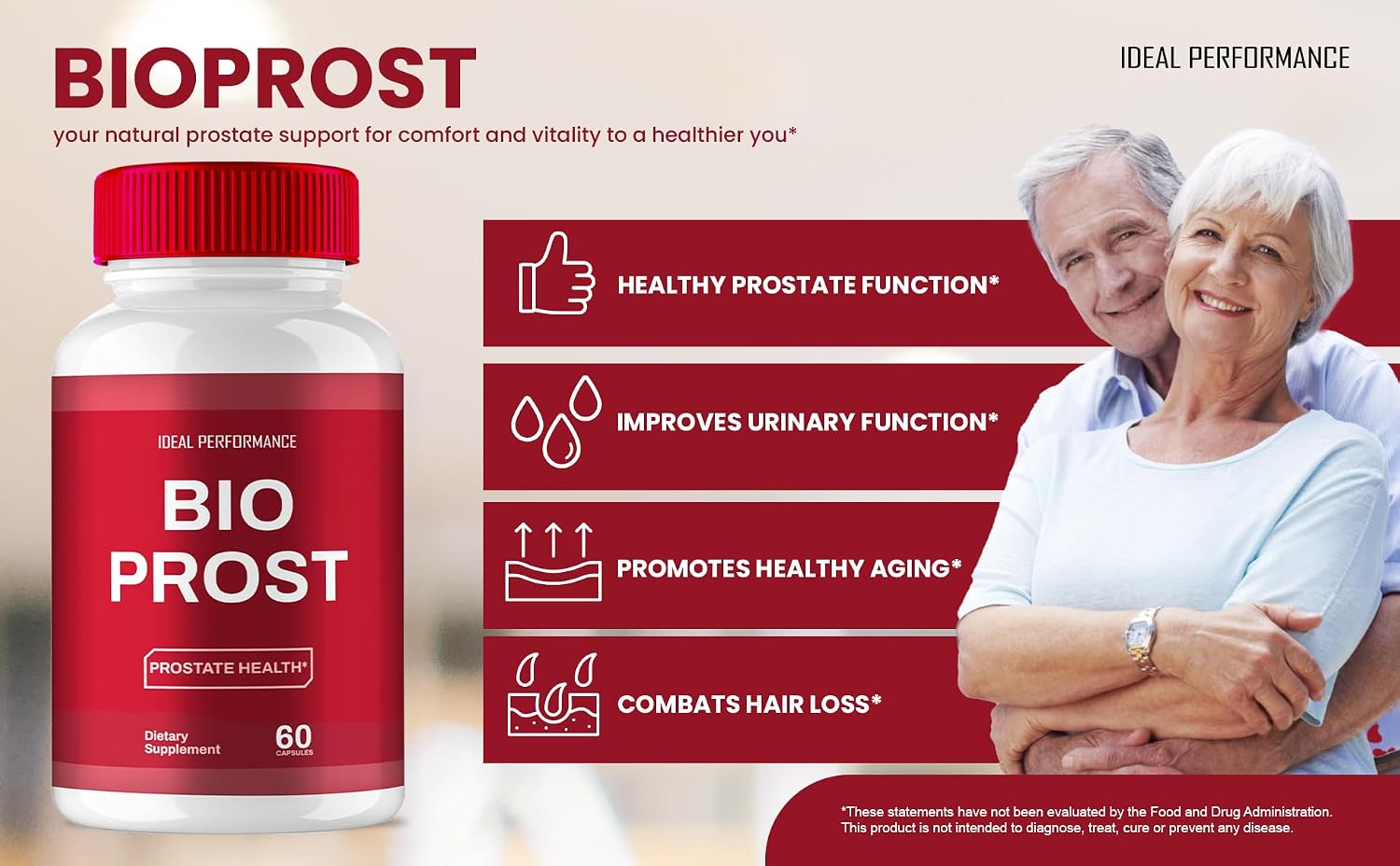 IDEAL PERFORMANCE Bioprost Capsules - Maximum Strength Prostate Health Food Supplement (60 Capsules) - görsel 5
