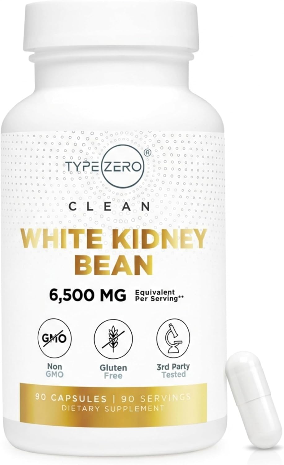 Type Zero Clean White Kidney Bean Extract - 90 Capsules - görsel 1