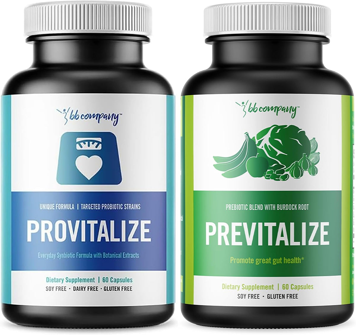BB Company Slim Gut Bundle – Menopause Prebiotics and Probiotics for Women – 30-Day Supply - görsel 1