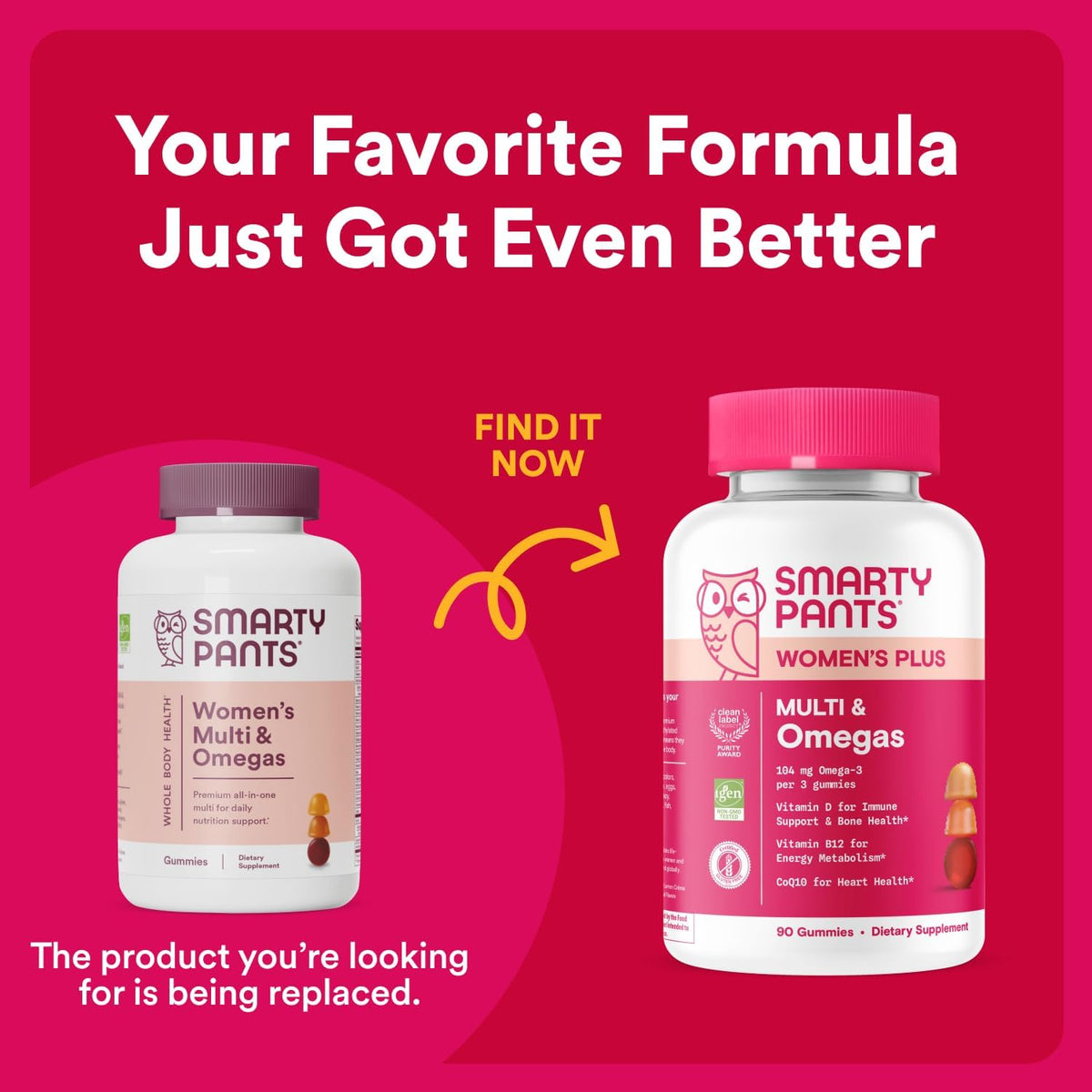 SmartyPants Women's Multivitamin Gummies: Omega 3 Fish Oil (EPA/DHA), Methylfolate, CoQ10, Vitamin D3, C, Vitamin B12, B6, A, K & Zinc, Inositol, Gluten-free, 180 Count (30 Day Supply) - görsel 2