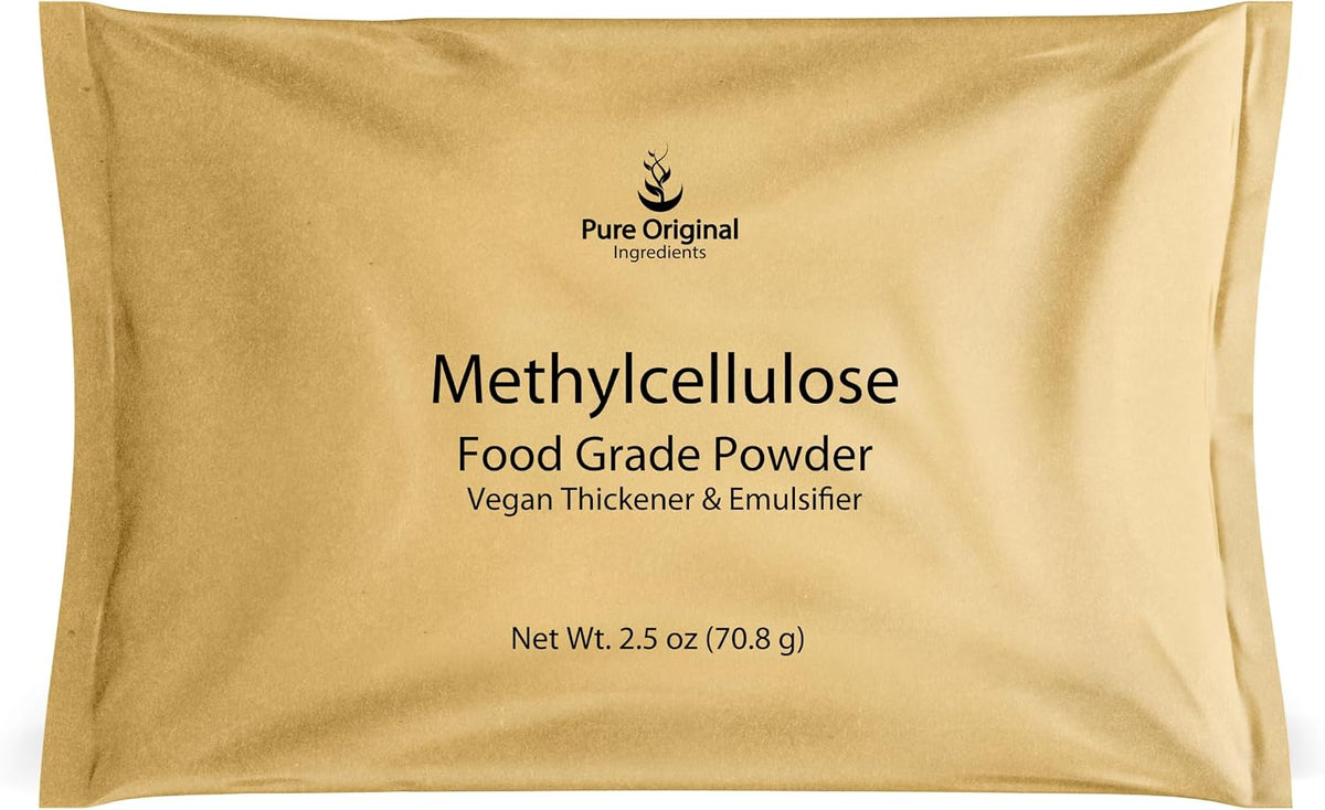 Pure Original Ingredients Methylcellulose (70g) - Always Pure, Thickener & Emulsifier, Food Grade - görsel 1
