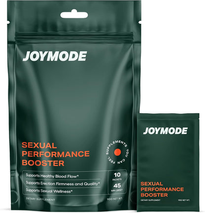 JOYMODE Male Vitality Booster for Men – Fast-Acting Support for Libido & Stamina with L-Arginine, L-Citrulline & Ginseng – Premium On-Demand Supplement Powder
