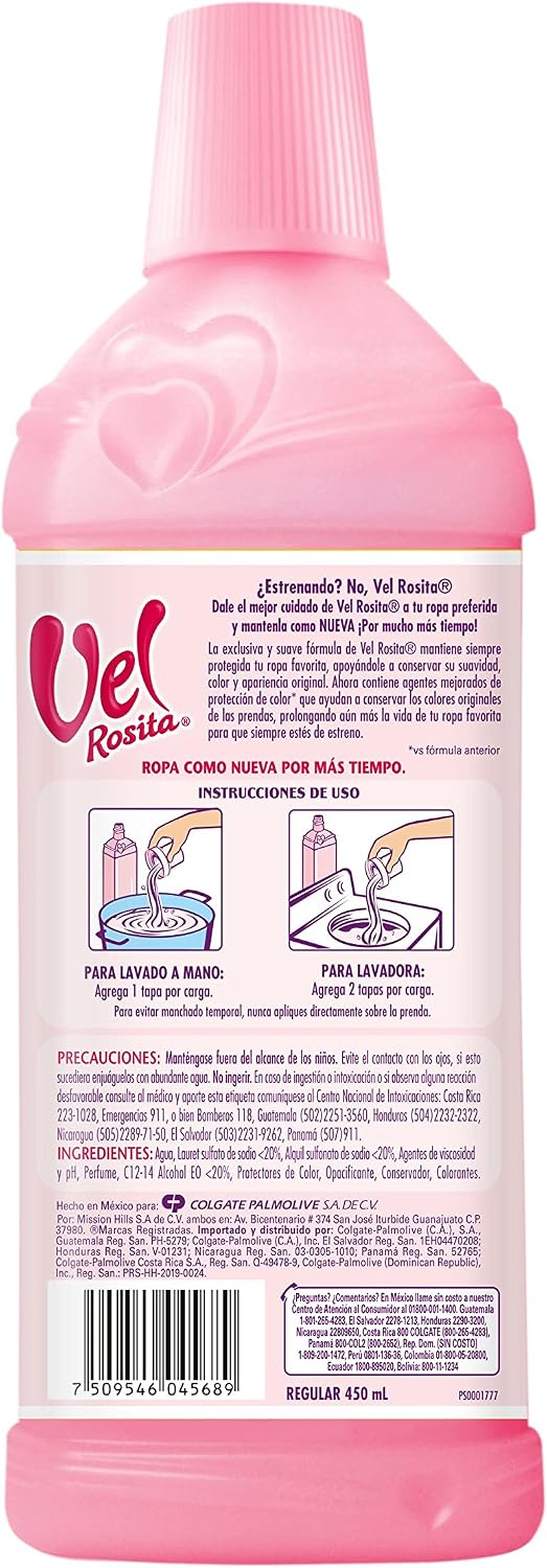 Vel Rosita Delicate Liquid Laundry Detergent - 450 ml - görsel 6
