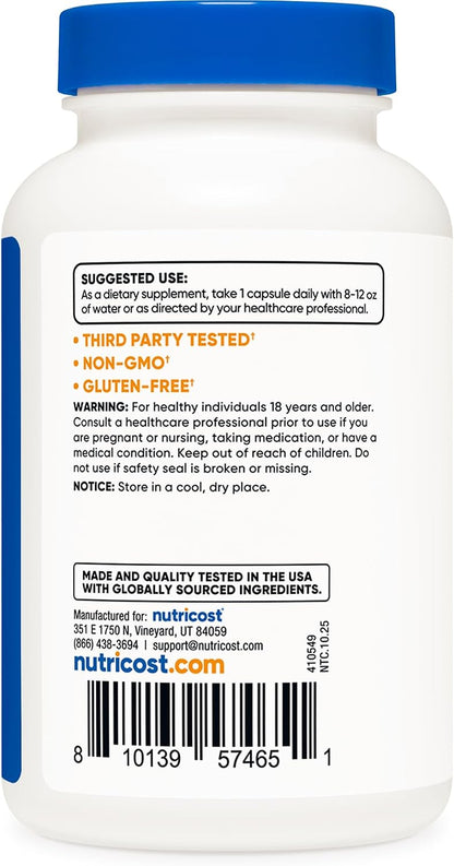 Nutricost Egg Shell Membrane, 500mg per Serving, 120 Capsules - GMO Free, Gluten-free