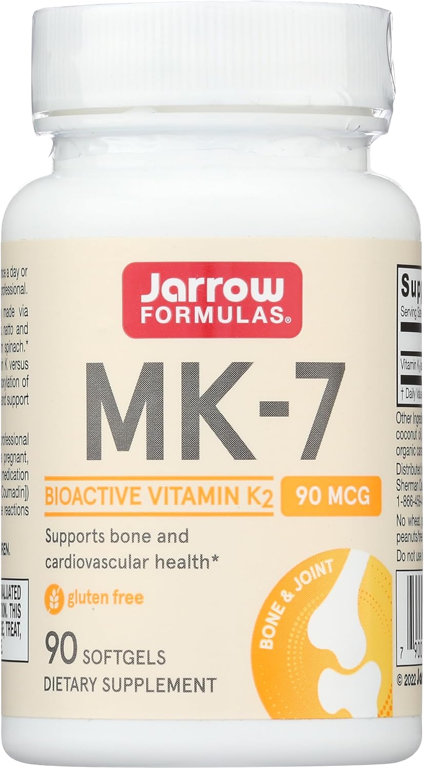 Jarrow Formulae MK-7, 90 mcg, 90 Softgels - görsel 1